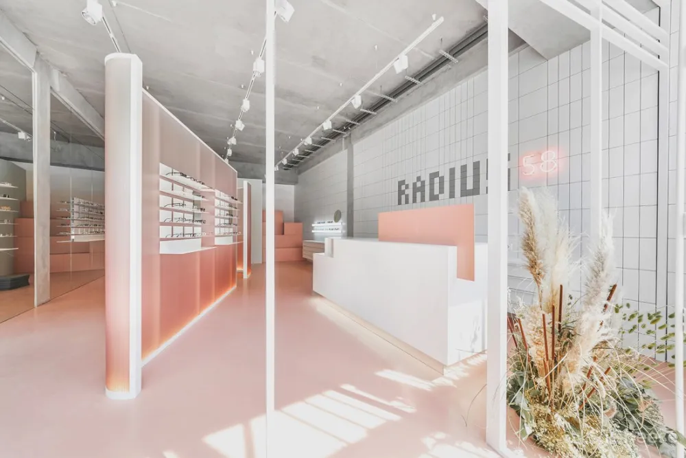 RADIUS 58 optics 超赞眼镜店设计 DA bureau