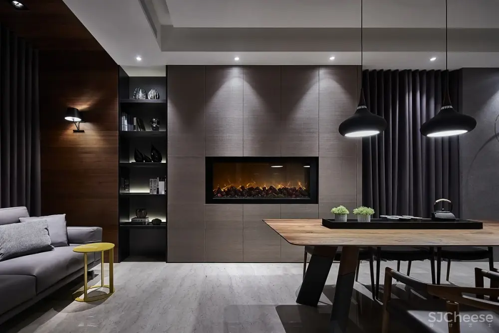 现代风大宅,优雅时尚,质感端庄