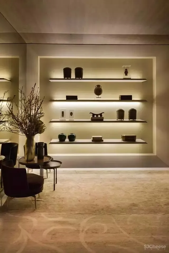 墙面巧用光，开个炫炫的家具店