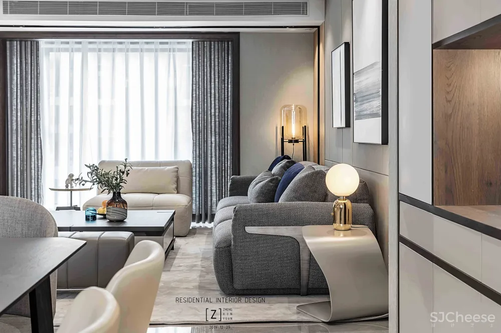 维也纳森林——260㎡现代简约风 原木色系住宅 郑鑫源