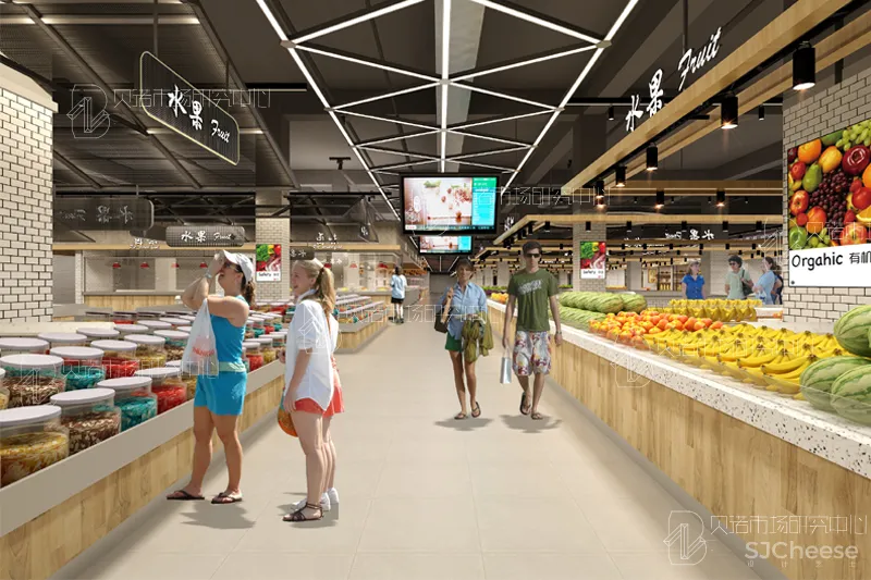 农贸市场设计一重庆好又多新农贸