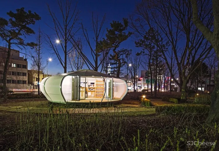 Pavilion Library SpaceTong (ArchiWorkshop)