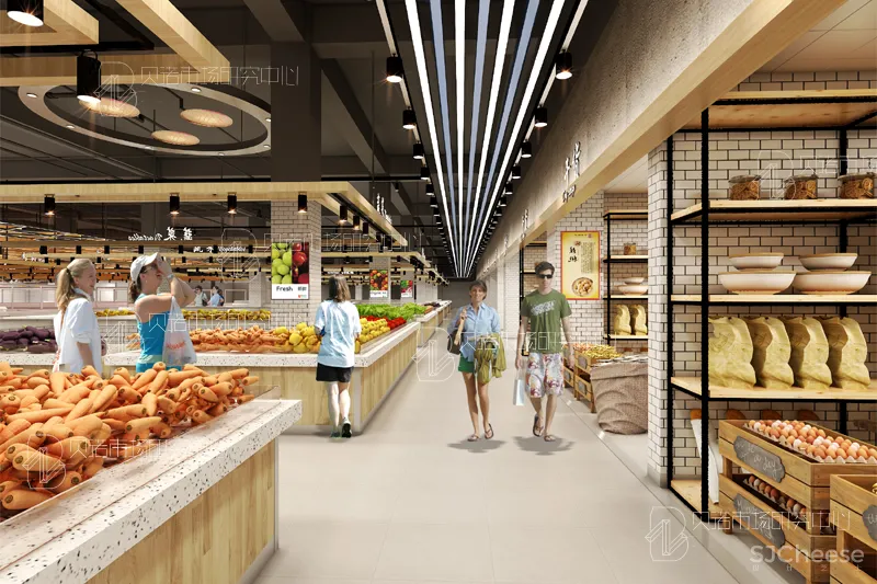 农贸市场设计一重庆好又多新农贸