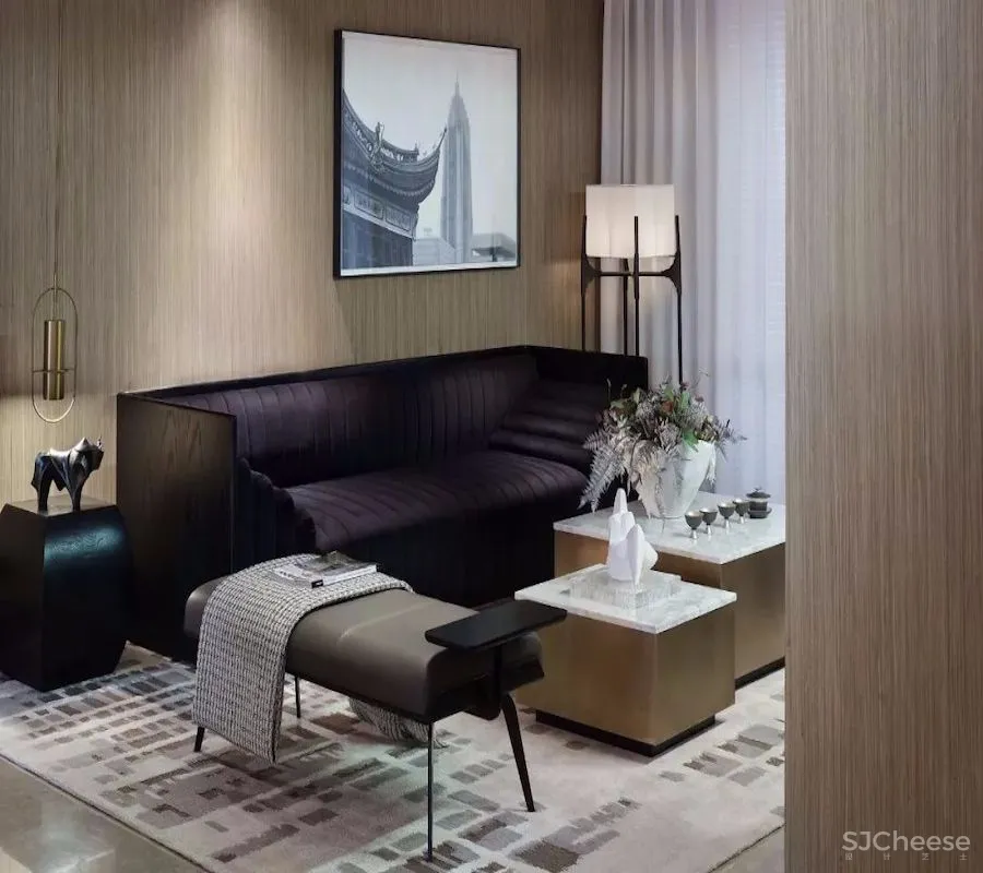 G&K桂睿诗设计丨上海复地雅园公馆：黑白摩登，人文写境