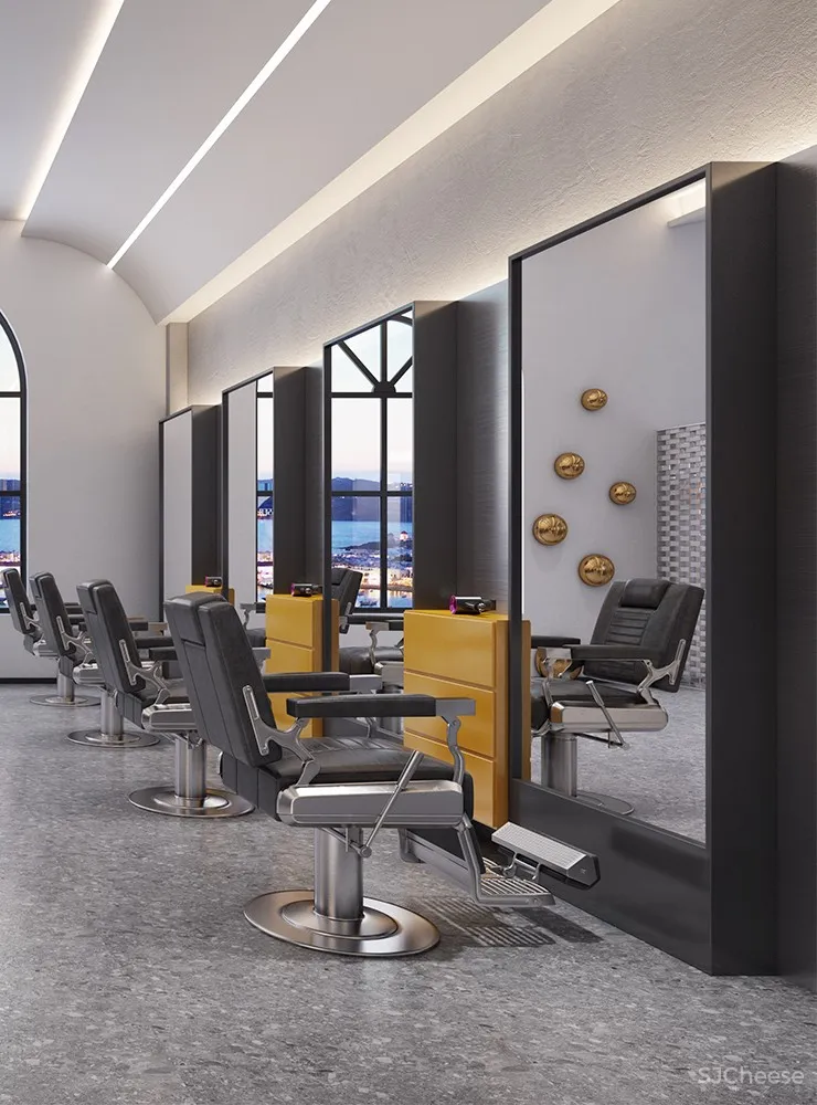 人家这才叫发廊,你那只能叫理发店 灵想装饰