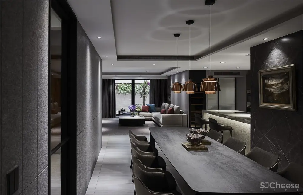 现代风大宅,优雅时尚,质感端庄