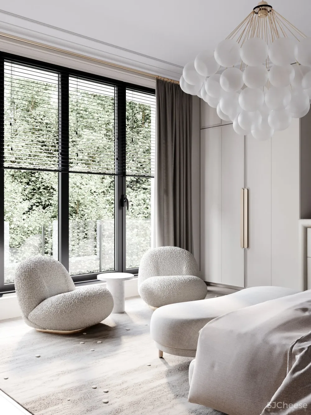 Quadro Room | Park Avenue , 丰富的建筑体系
