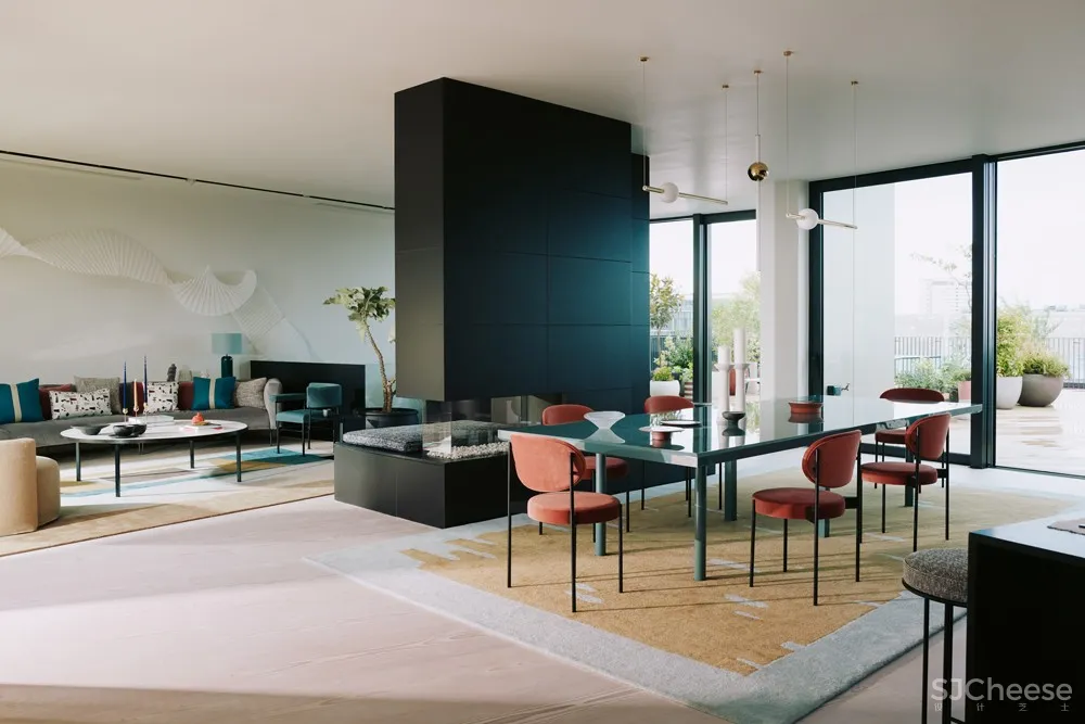 伦敦原BBC总部大楼顶层公寓设计 Waldo Works