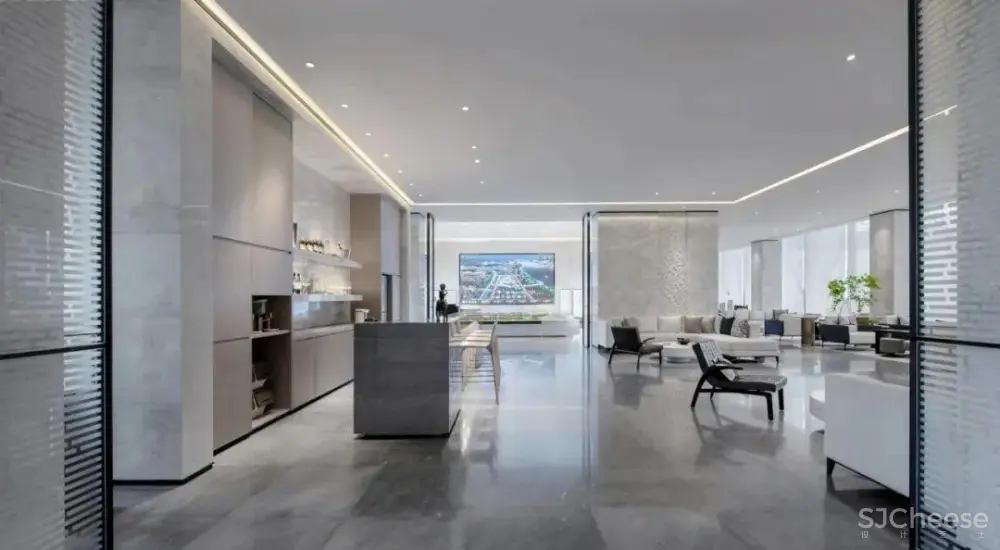 简素平和，光之艺术语境 大伟设计