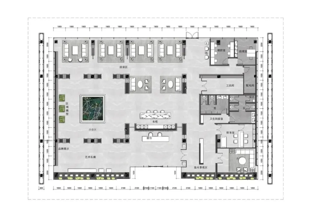 简素平和，光之艺术语境 大伟设计