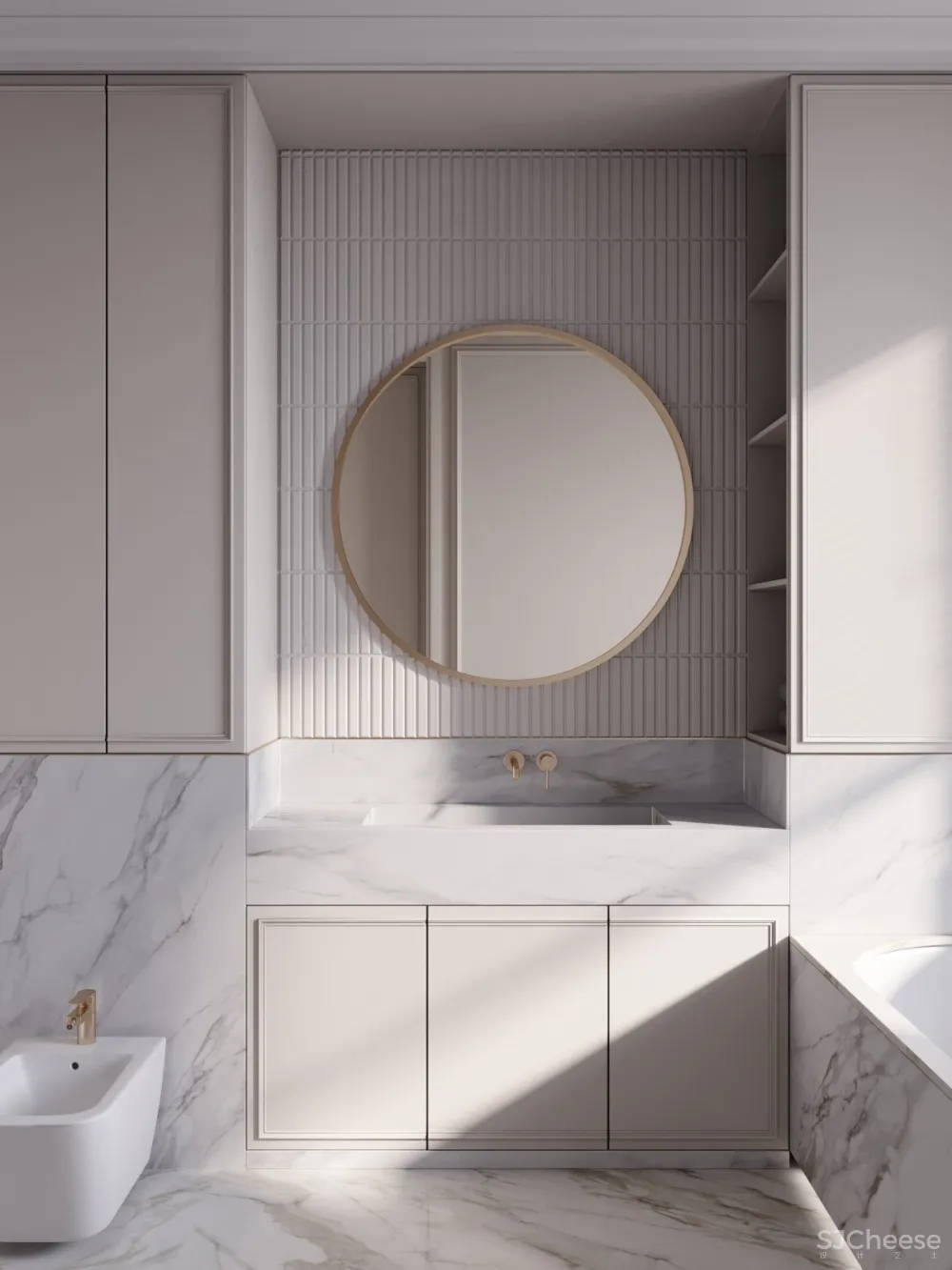 Quadro Room | Park Avenue , 丰富的建筑体系