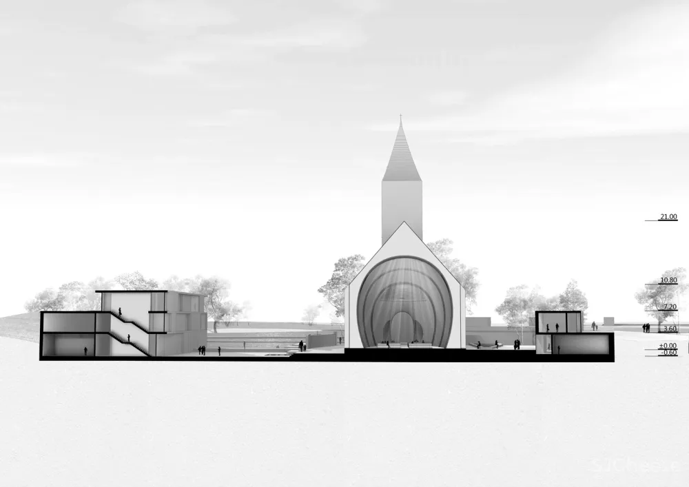 Büro Ziyu Zhuang and RSAA Reimagine the Basilica With Modernized Church in China