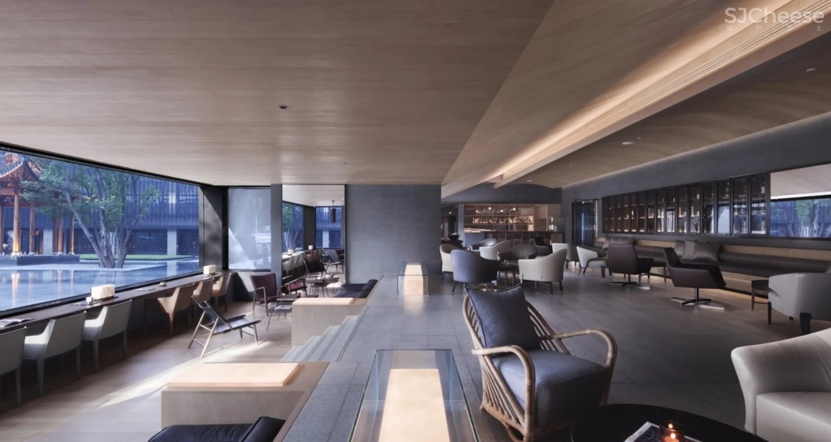 别具一格的现代酒店景观风情 水平线设计