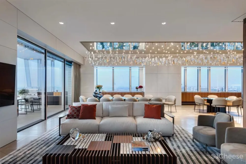 370㎡ 奢华顶层, 细部让空间更奢华 Yael Gal