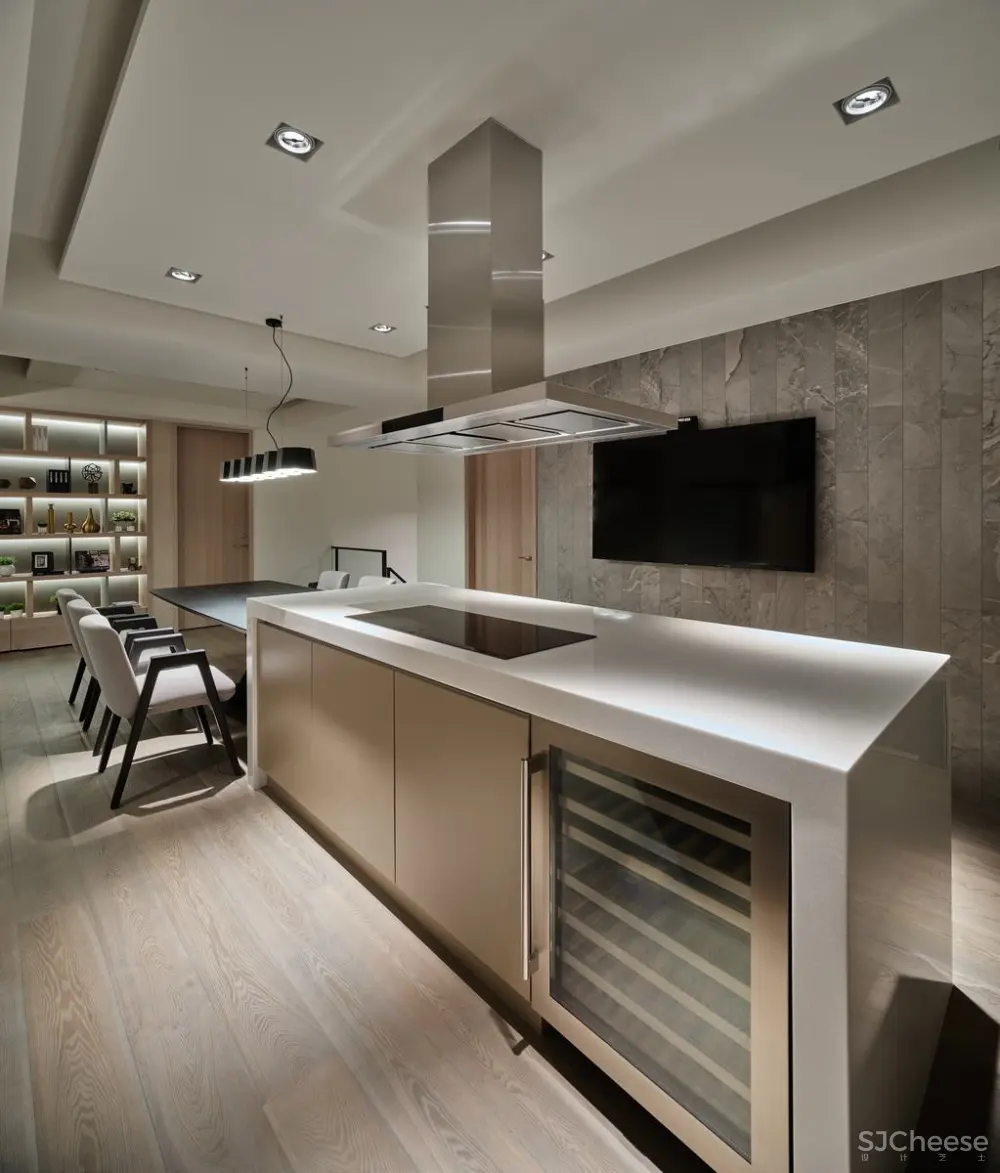 暗色调私人住宅,质感真的好细腻!