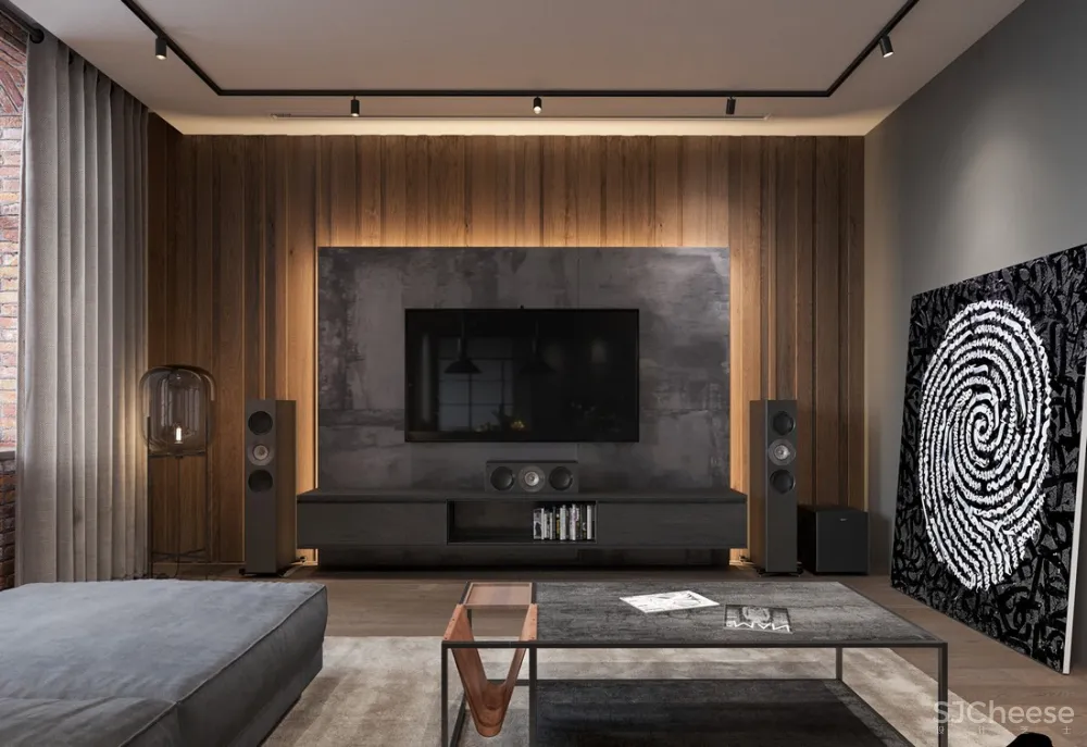 工业风住宅，用光营造不同的空间氛围 Leonid Sizikov