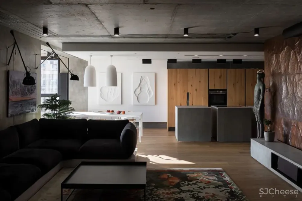 212㎡复式住宅,简约有质感! Sergey Makhno