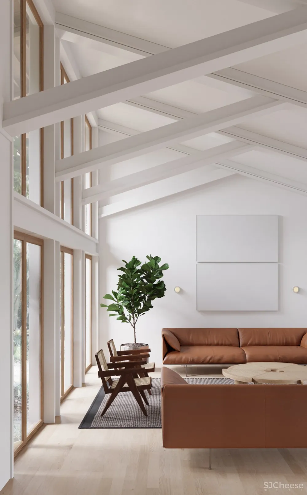 Artem Trigubchak | Cunningham Residence , 现代极简主义布局