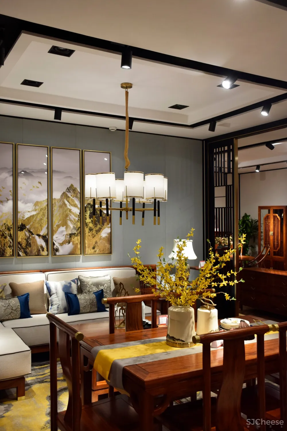 FHART 风华艺创 ▏作品 ▏江南木业-[颂江南] 新中式家具旗舰店