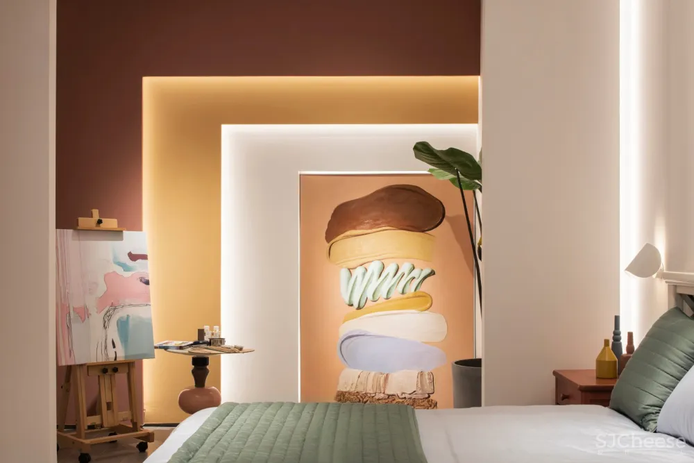 趣味十足的色彩空间,满满的艺术格调 辛视设计