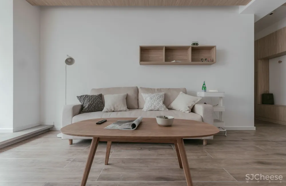 苏州120㎡现代简约风住宅,原木风的家! 一野设计