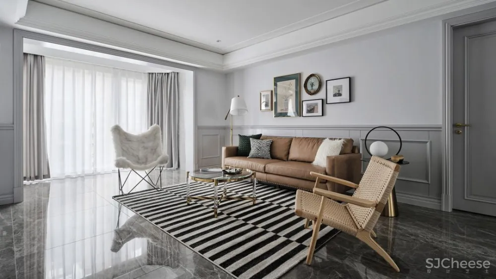 烘培主播的166m²“活该”让人羡慕,轻奢又大气 GHB Interior Design