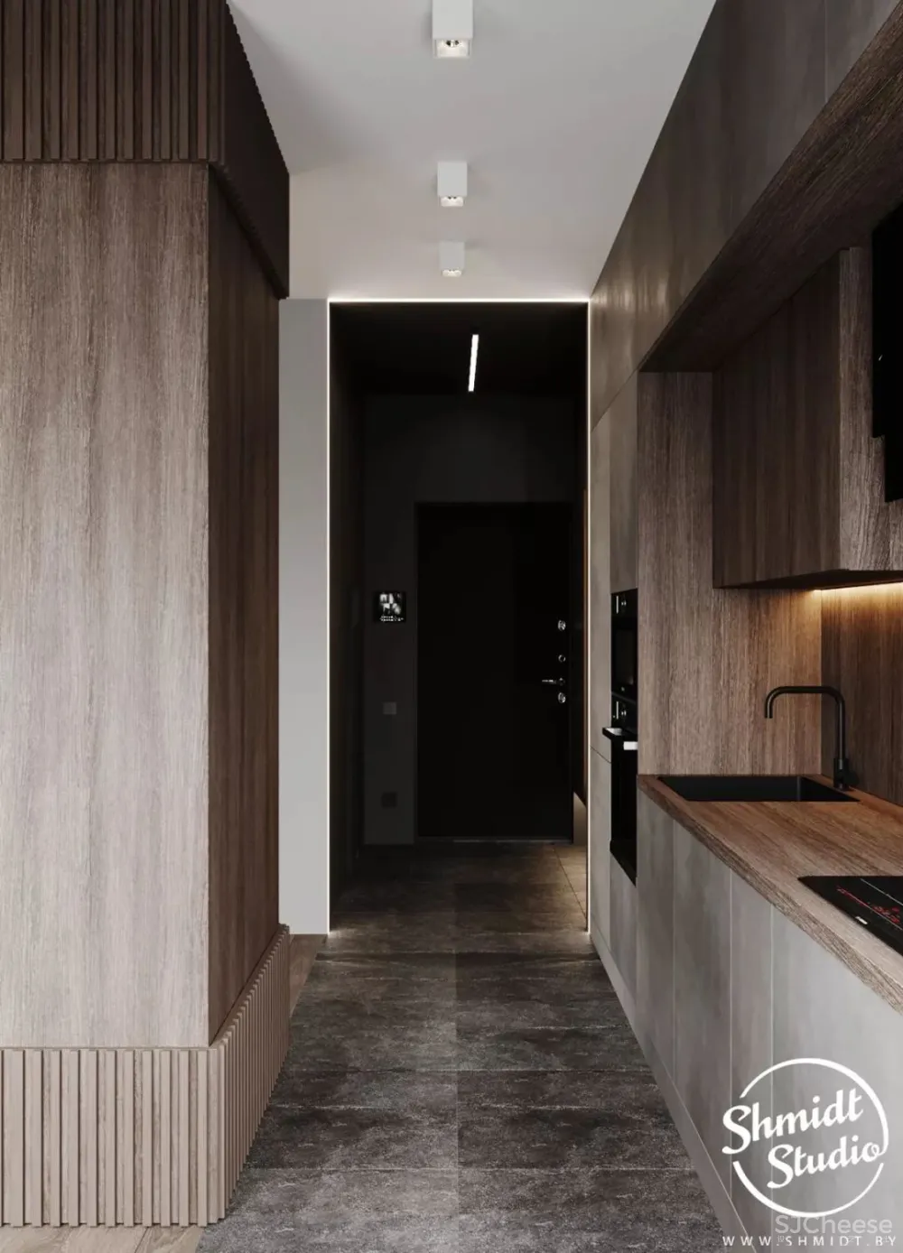 优雅时尚的高级灰 莫斯科轻奢质感住宅 Gennady Shmidt