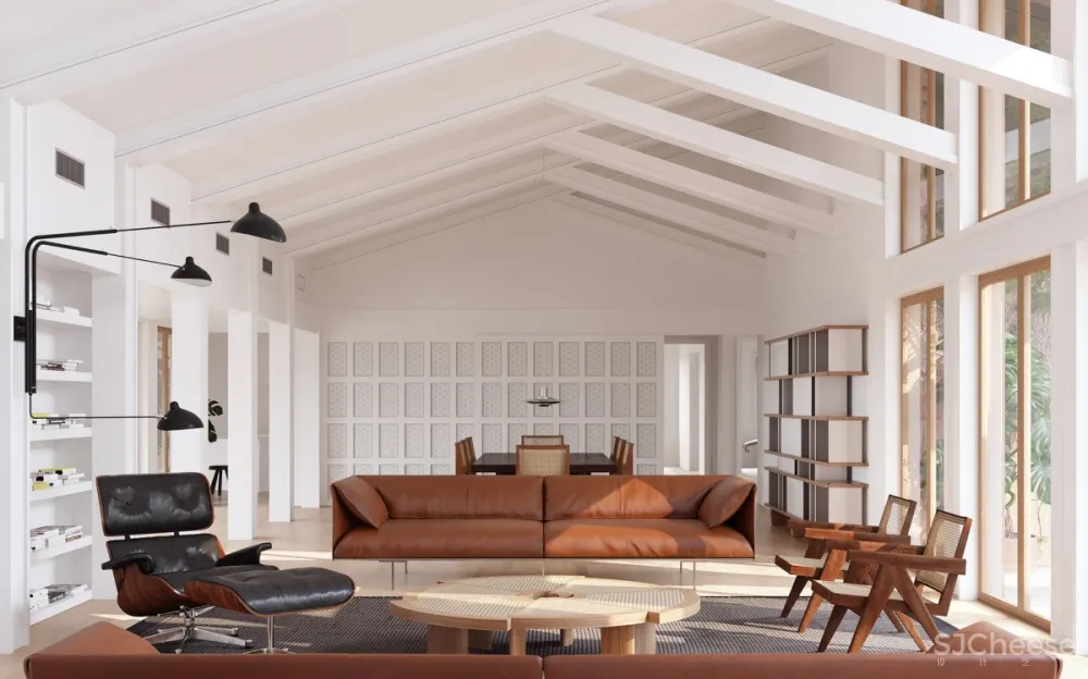 Artem Trigubchak | Cunningham Residence , 现代极简主义布局