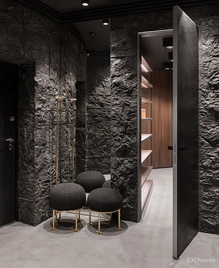 简约单身公寓,让生活充满质感而不受束缚 Sergey Makhno Architects