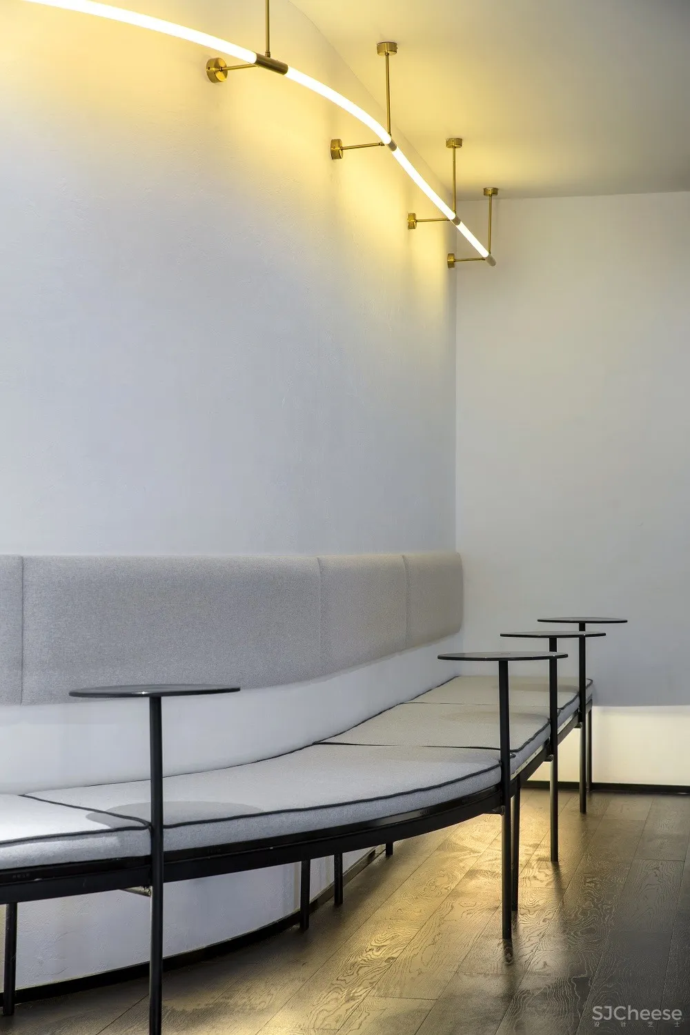 青岛MANI瑜伽会所设计-“风不停水流动”这一理念贯穿整体 艺科设计