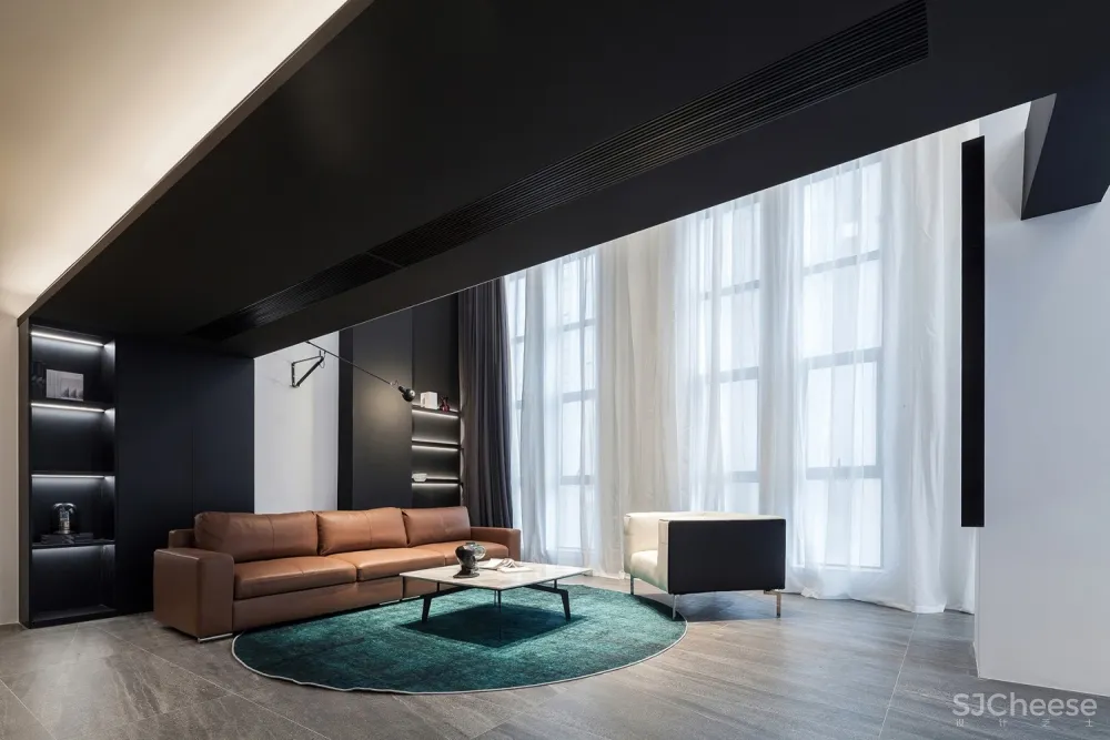 115㎡高级黑 奢华金精致住宅 上衍(莆田)室内设计空间