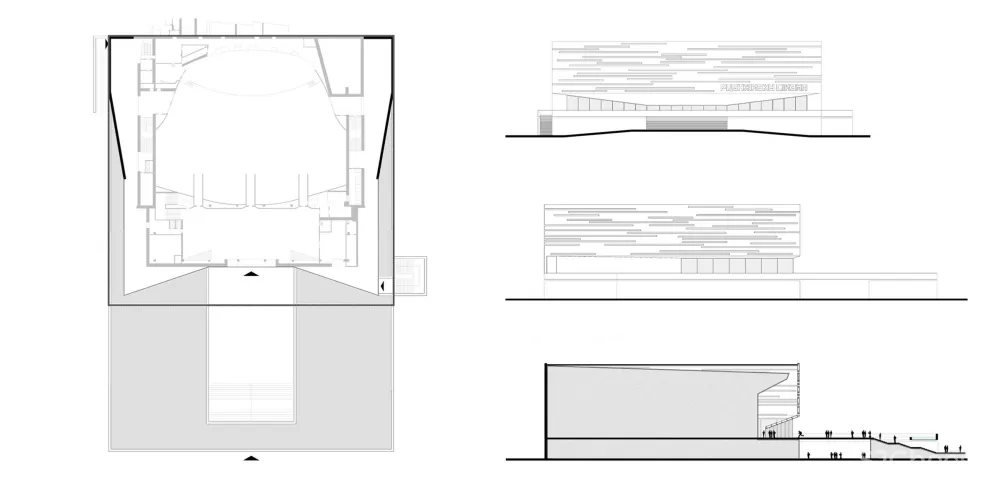 changing the facade pushkinsky cinema ark building