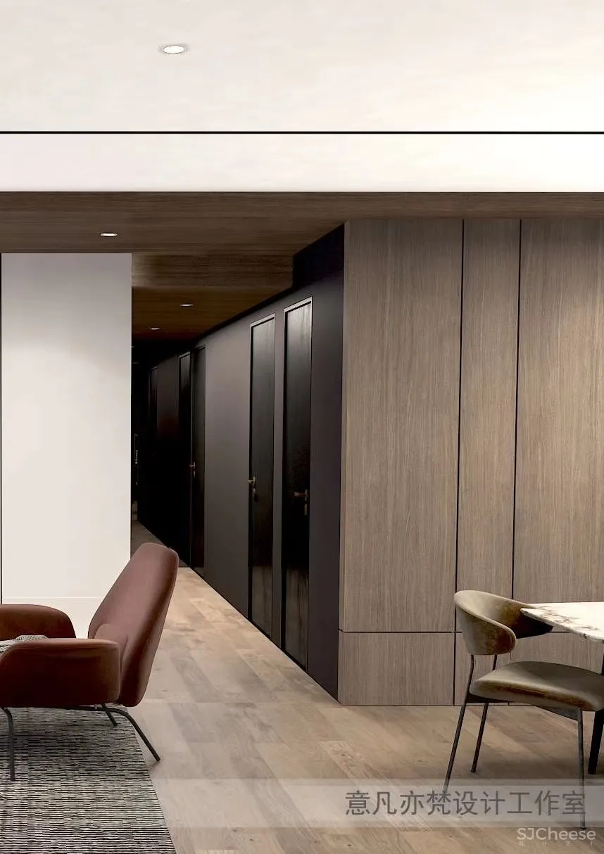 首发 | 高级黑+木纹质感,极简设计的新境界!【意凡亦梵新作】