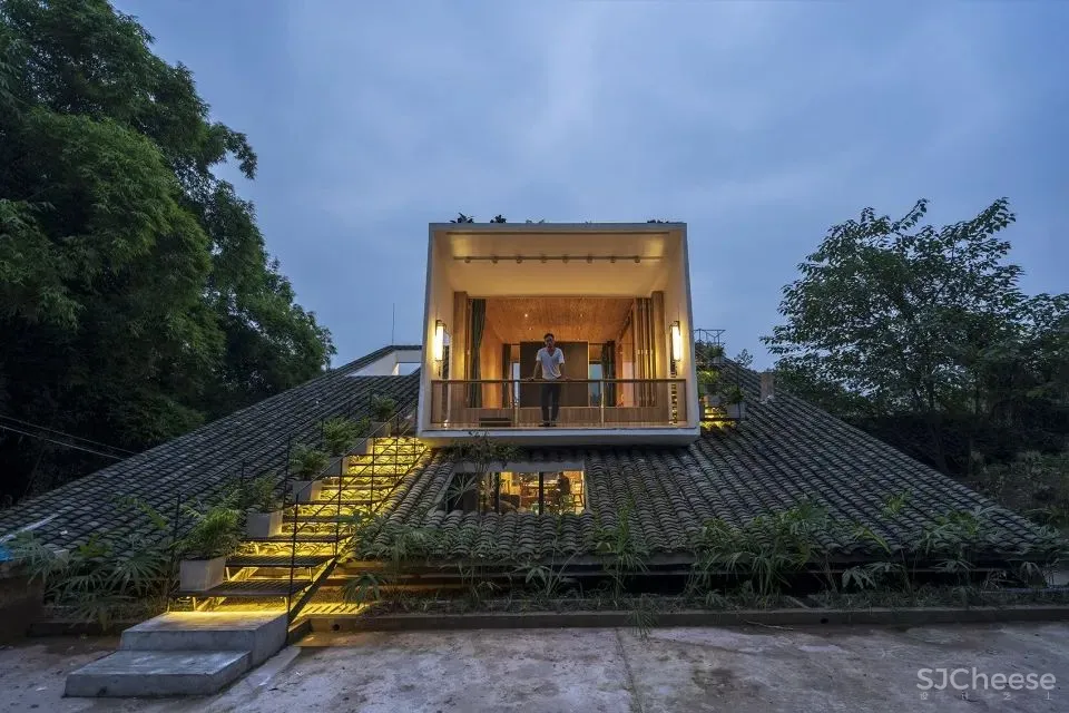 330㎡刘家山舍,用多变的“山”迎合人的复杂需求 刘九三