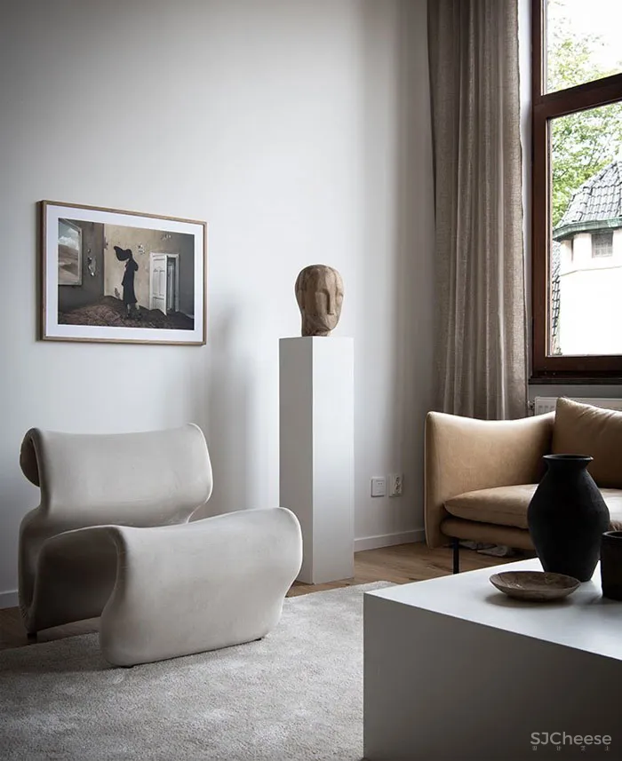 小型斯堪的纳维亚风格公寓