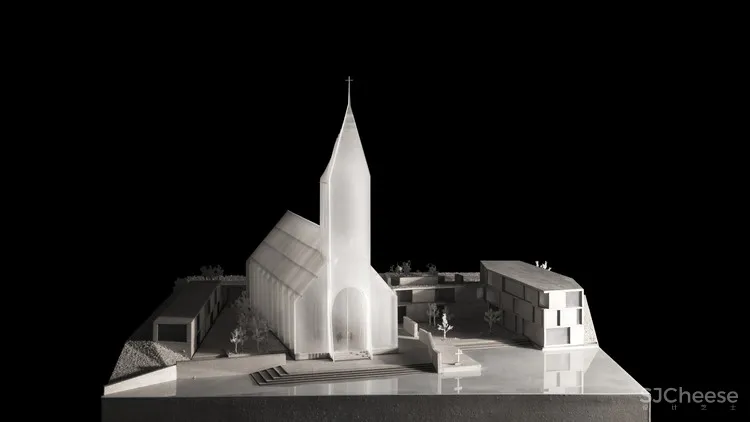 RSAA/庄子玉工作室在中国的现代教堂重构了巴西利卡式建筑