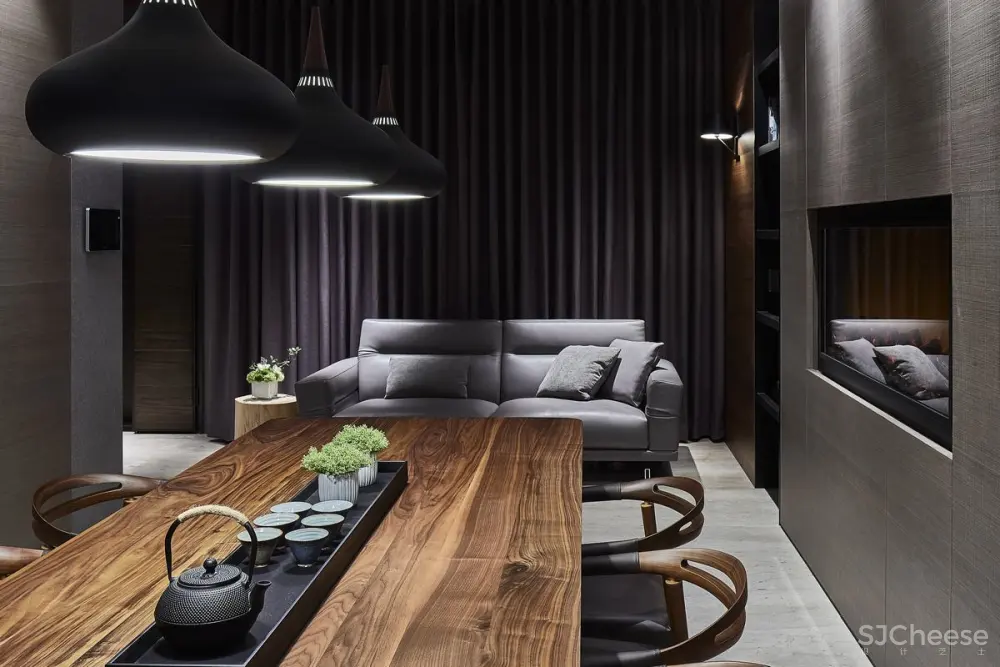 现代风大宅,优雅时尚,质感端庄