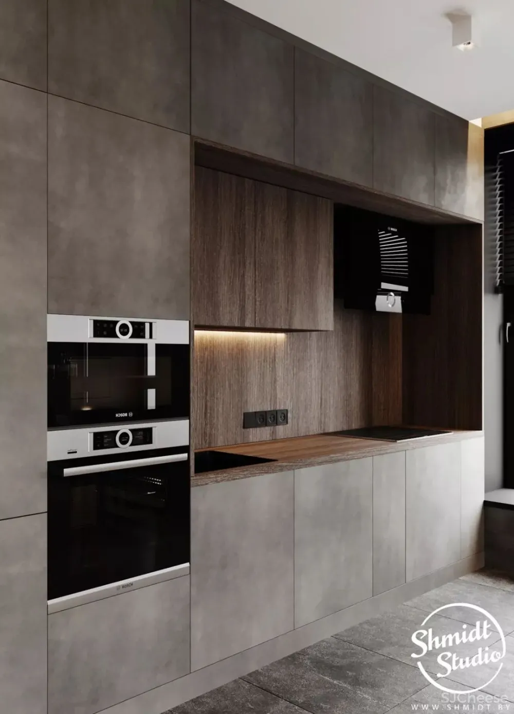 优雅时尚的高级灰 莫斯科轻奢质感住宅 Gennady Shmidt