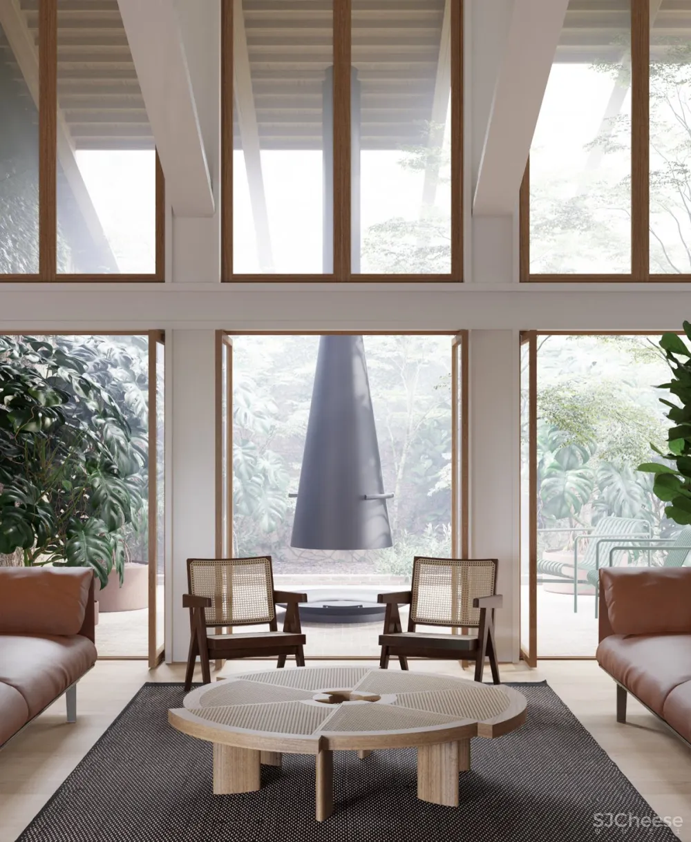 Artem Trigubchak | Cunningham Residence , 现代极简主义布局