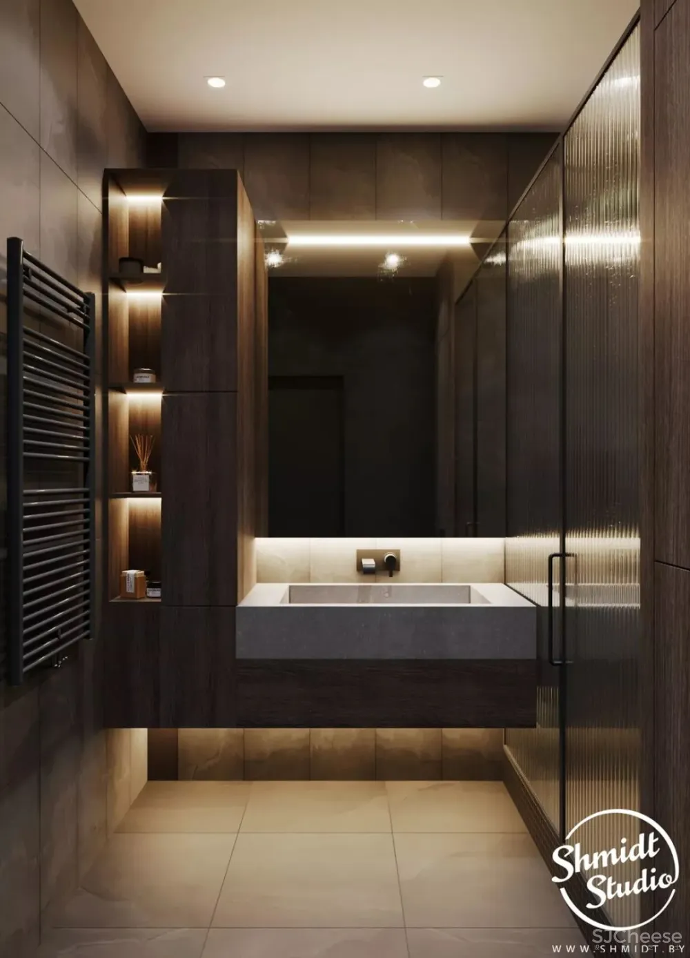 优雅时尚的高级灰 莫斯科轻奢质感住宅 Gennady Shmidt