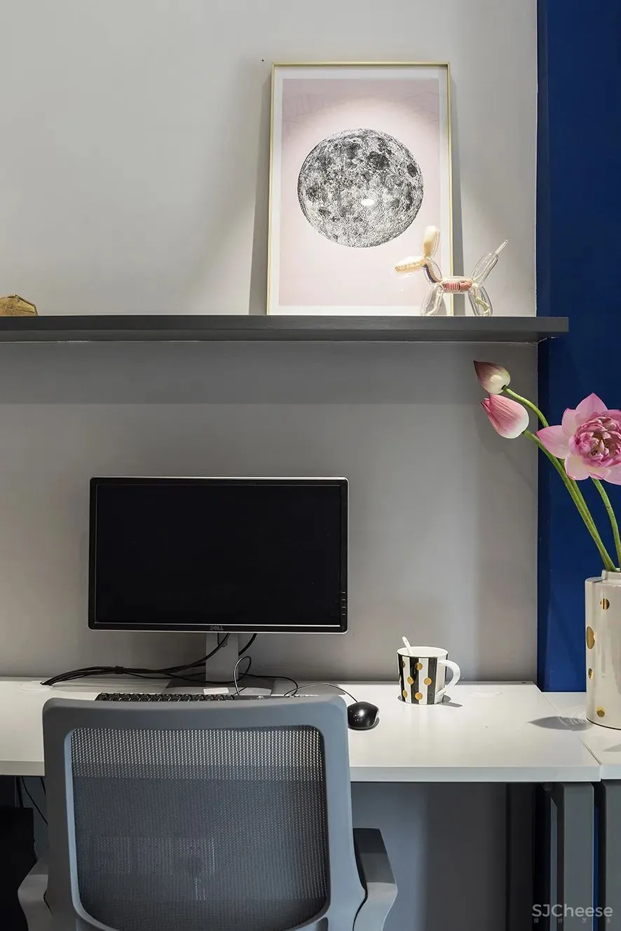 借由色彩和几何美学,构建风格多元化的设计工作室 成都锦上空间装饰设计公司