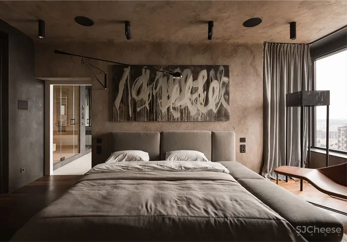 简约单身公寓,让生活充满质感而不受束缚 Sergey Makhno Architects