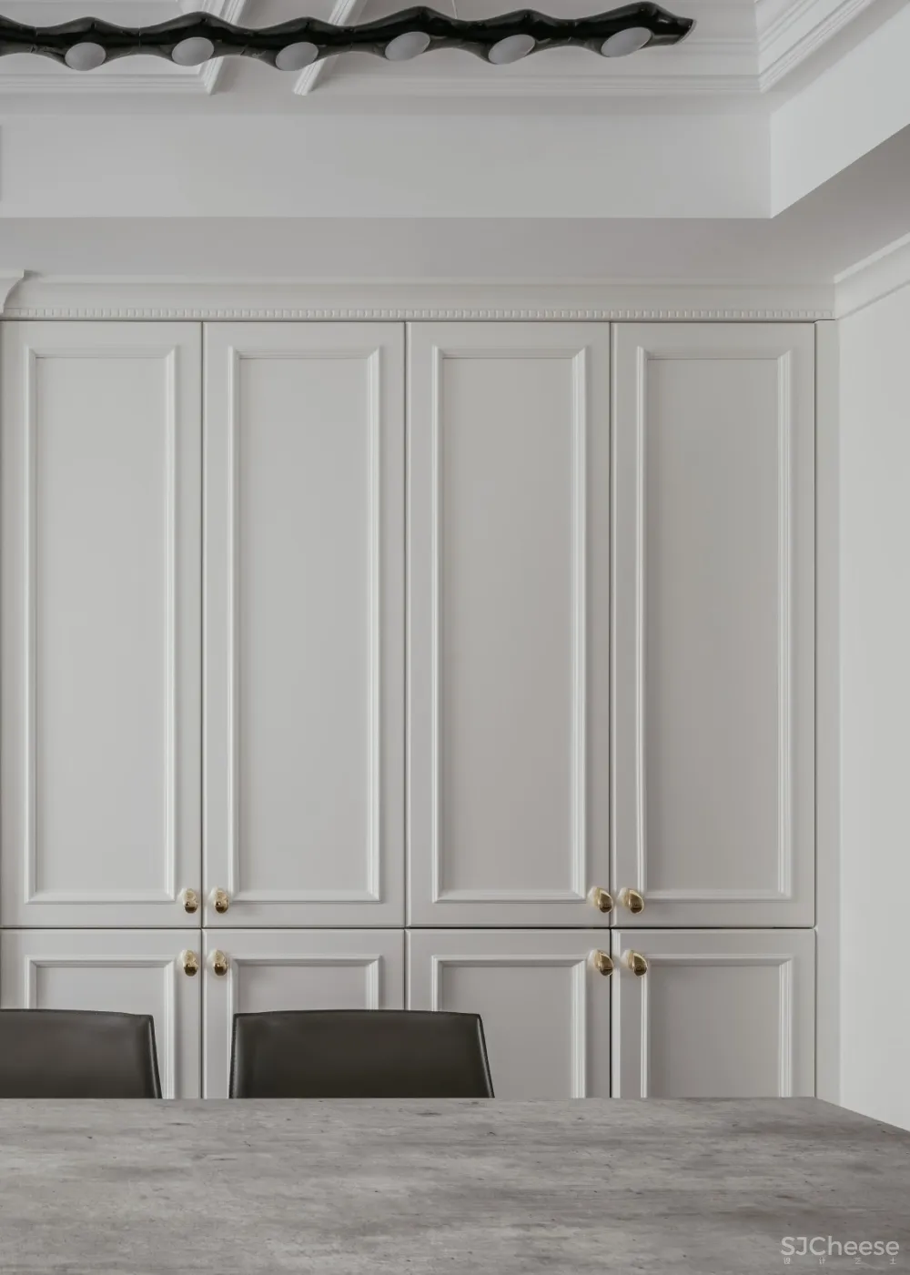 185㎡精致轻奢住宅，兼具时尚与艺术的优雅气质! 牧杉空间设计