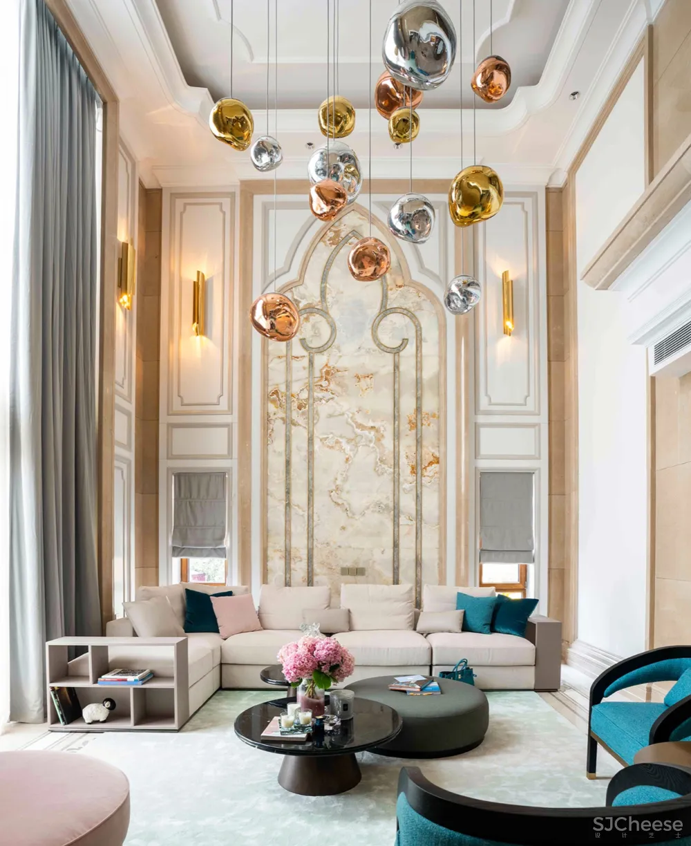 充满浪漫的阳光大宅在成都的私宅内低调呈现