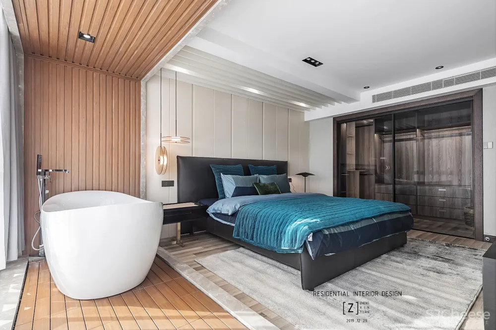 维也纳森林——260㎡现代简约风 原木色系住宅 郑鑫源