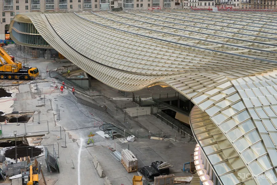 grand opening of the canopee at les halles in paris