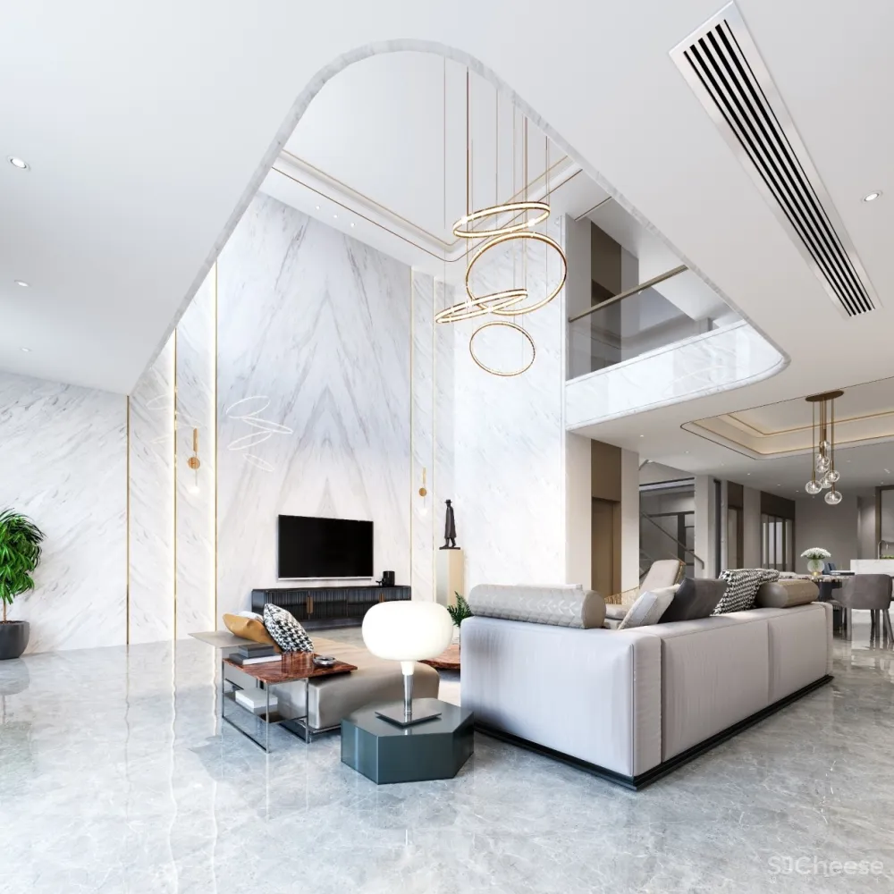 680㎡简奢别墅,藏不住的精致 昊祺空间设计