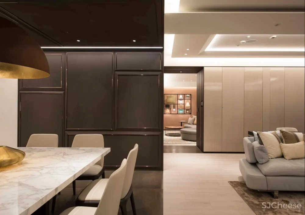 300㎡精致优雅的现代住宅设计 城市室内设计