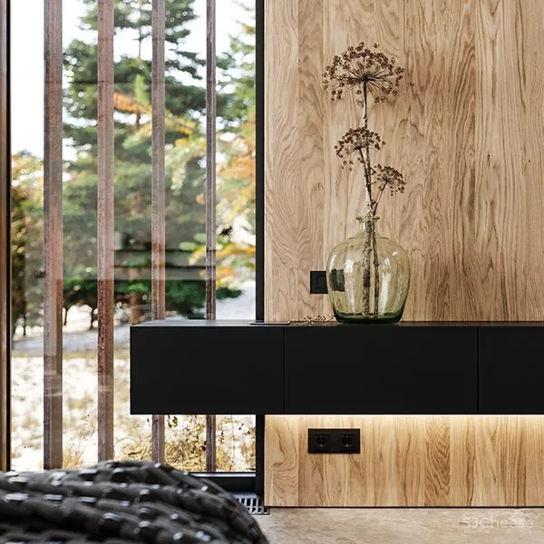 228㎡ 轻工业风, 普通的材质也能搭出高级感 Obriy Architects