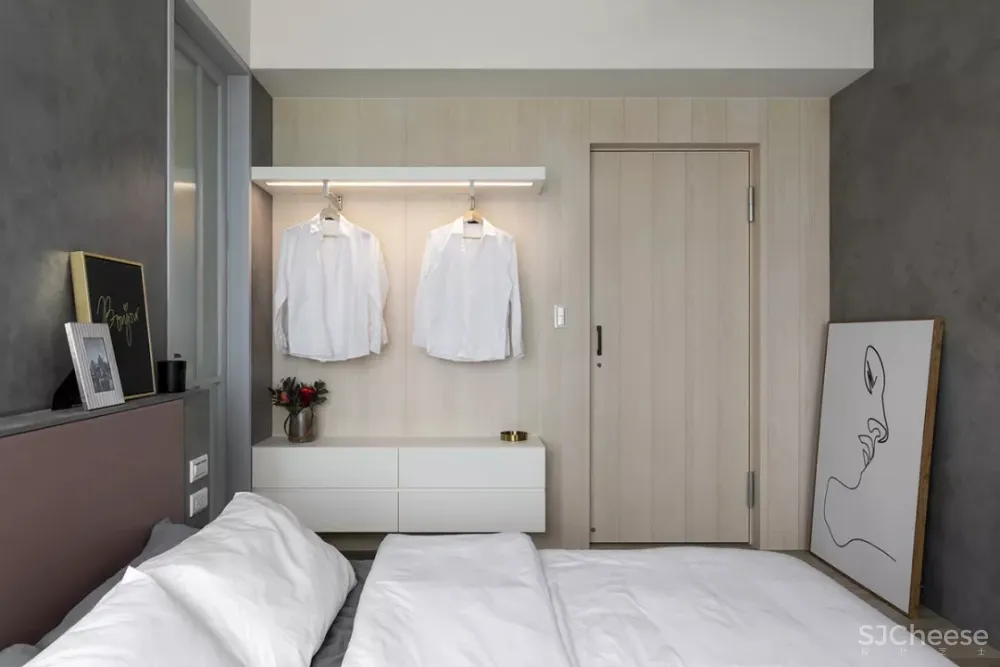 女设计师的90㎡,一人居简约自由超舒适 质本设计